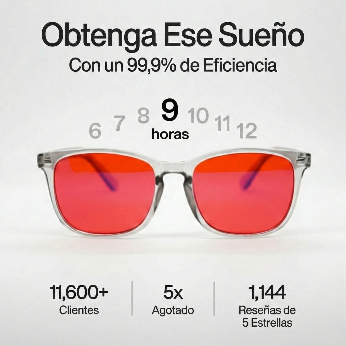 2 Gafas LUMEN™ – Sistema de Protección Visual Adaptativa